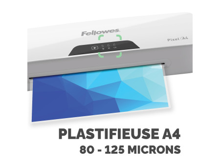 Fellowes Plastifieuse Pixel format A4, blanc