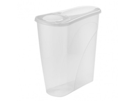 plast team Boîte à céréales Margerit, 2,6 litres, blanc