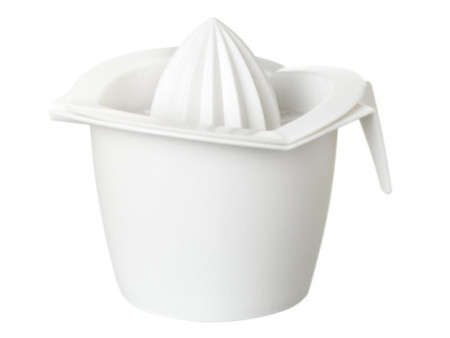 plast team Presse-agrumes, en plastique, blanc