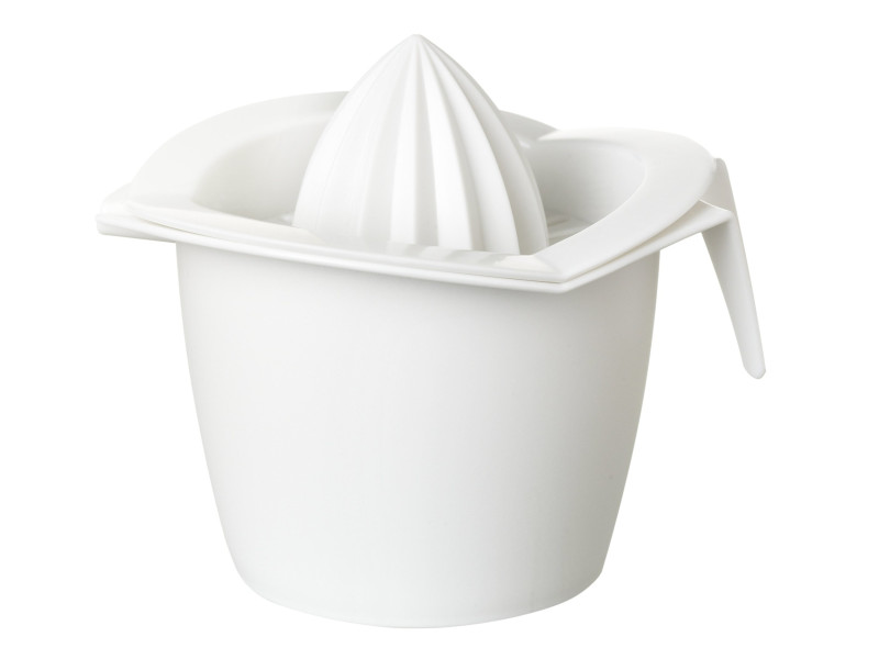 plast team Presse-agrumes, en plastique, blanc