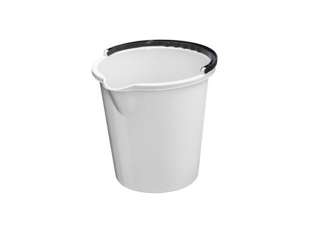 plast team Seau 'VANCOUVER', rond, 10 litres, blanc