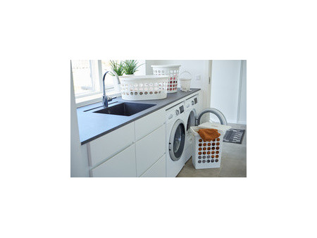 plast team Corbeille à linge SPRINGFIELD, 30 litres, noir