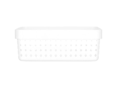 NHG Bac de rangement SEOUL BASKET M, PP, blanc