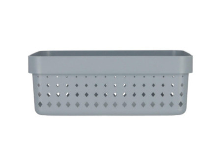 NHG Bac de rangement SEOUL BASKET M, PP, gris