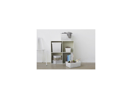 NHG Bac de rangement SEOUL BASKET M, PP, vert