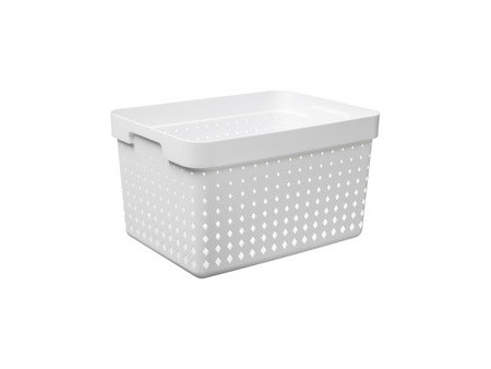 NHG Bac de rangement SEOUL BASKET L, PP, gris