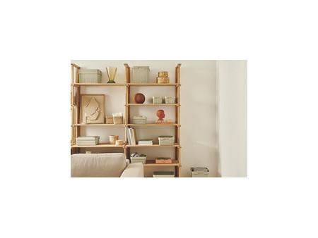 NHG Bac de rangement SEOUL BASKET L, PP, gris