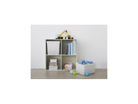 NHG Bac de rangement SEOUL BASKET L, PP, gris
