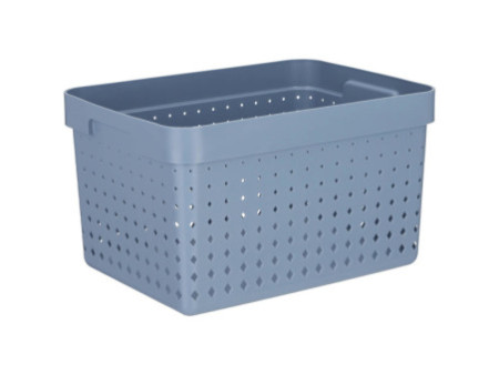 NHG Bac de rangement SEOUL BASKET L, PP, bleu