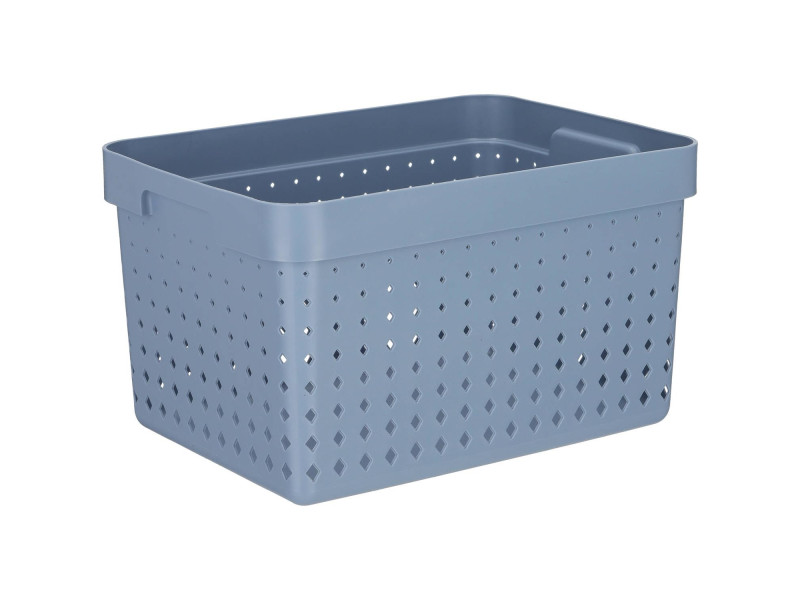 NHG Bac de rangement SEOUL BASKET L, PP, bleu