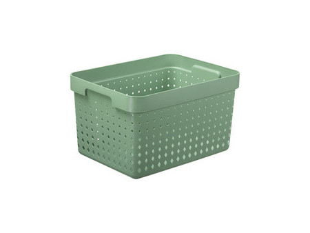 NHG Bac de rangement SEOUL BASKET L, PP, vert