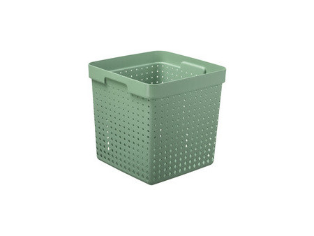NHG Bac de rangement SEOUL BASKET XL, PP, gris