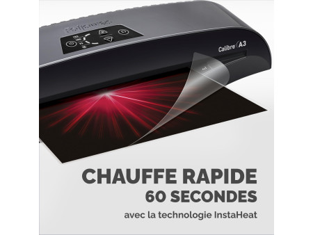 Fellowes Plastifieuse Calibre A3, anthracite