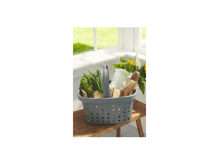NHG Panier à provisions SEOUL BASKET, PP, 16 litres, gris