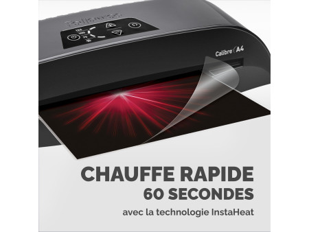 Fellowes Plastifieuse Calibre A4, anthracite