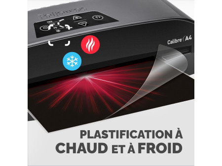 Fellowes Plastifieuse Calibre A4, anthracite