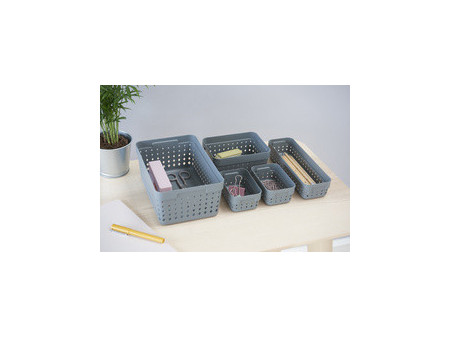 NHG Corbeille de rangement SEOUL ORGANIZER XL, gris