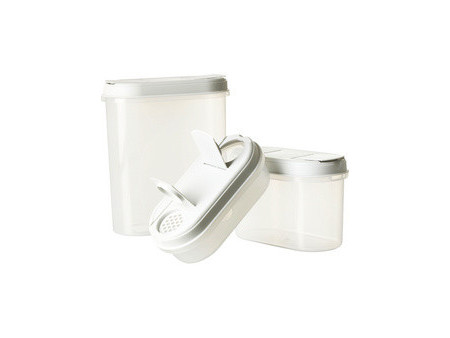 plast team Boîte de conservation Margerit, set de 3, vert