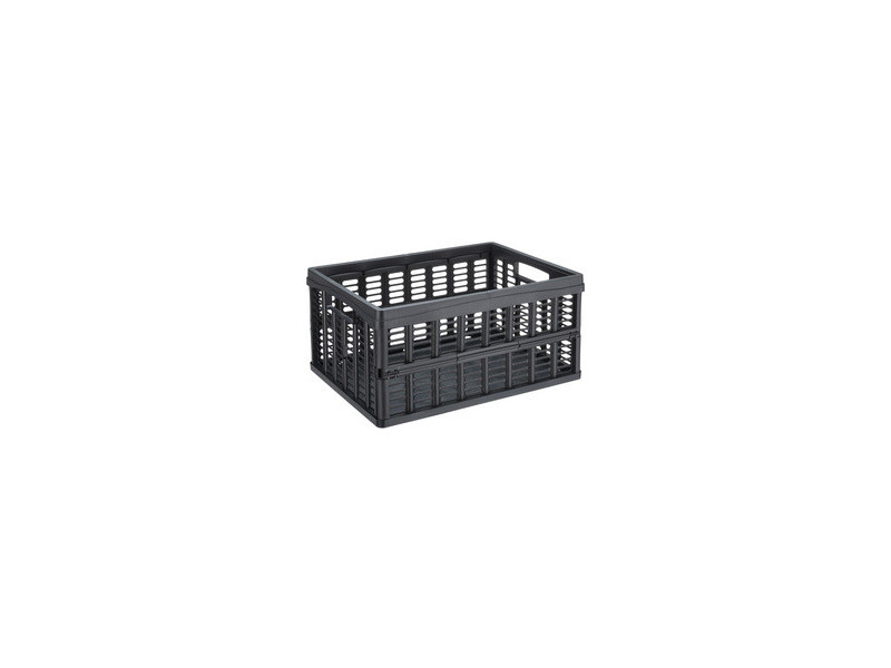 NHG Caisse de rangement pliante, PP, 32,5 litres, gris
