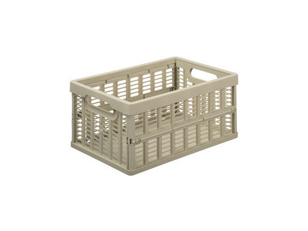 NHG Caisse de rangement pliante, PP, 11,5 litres, vert