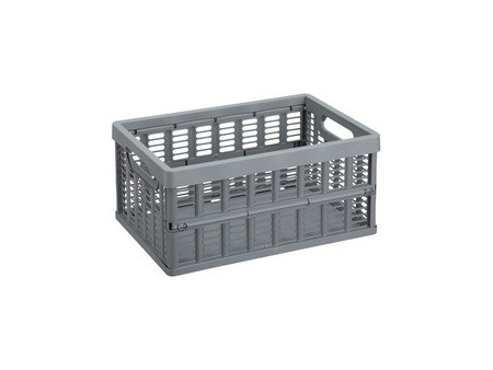 NHG Caisse de rangement pliante, PP, 11,5 litres, beige