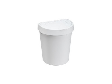 plast team Poubelle SEATTLE, 10 litres, blanc