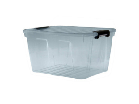 plast team Boîte de rangement HOME BOX, 30 L, gris