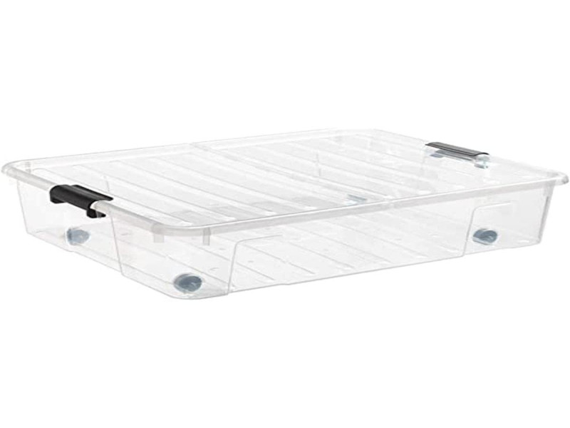 plast team Boîte de rangement HOME BOX BEDROLLER XL, 49 L