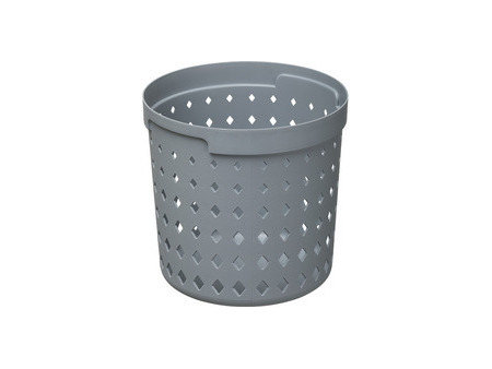 NHG Bac de rangement SEOUL ROUND ORGANIZER L, gris