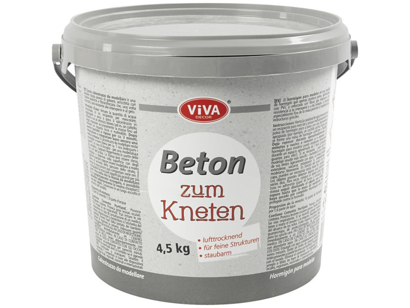 ViVA DECOR Béton créatif à modeler, seau de 4,5 kg