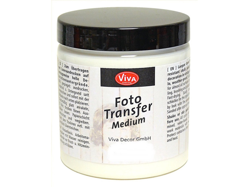 ViVA DECOR Médium transfert de photo, transparent, 250 ml