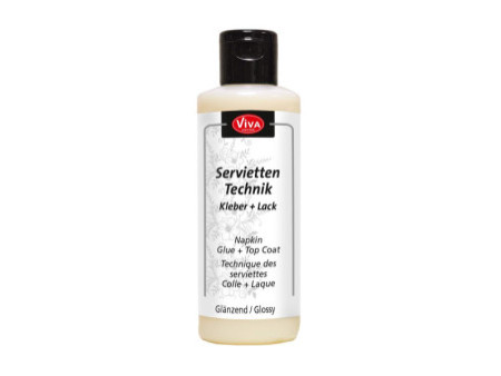 ViVA DECOR Technique des serviettes Colle + Vernis, 82 ml