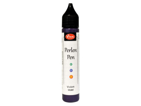 ViVA DECOR Stylo à perles, 28 ml, violet