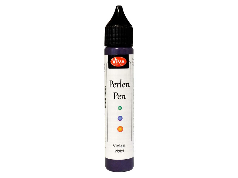 ViVA DECOR Stylo à perles, 28 ml, violet