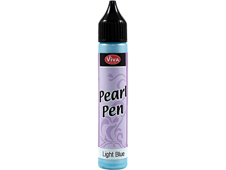ViVA DECOR Stylo à perles, 28 ml, bleu pastel