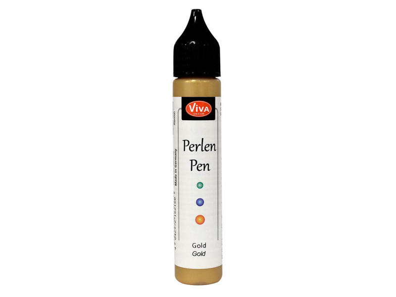 ViVA DECOR Stylo à perles, 28 ml, or