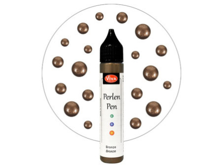 ViVA DECOR Stylo à perles, 28 ml, bronze