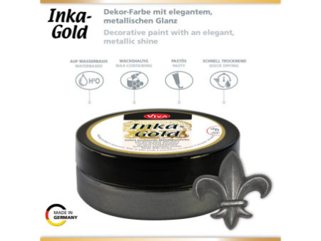 ViVA DECOR Cire Inka-Gold, 62,5 g, graphite