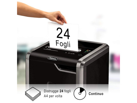 Fellowes Destructeur doc. Powershred 225I, bandes, fiche CH
