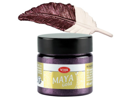ViVA DECOR Maya Gold, 45 ml, bordeaux