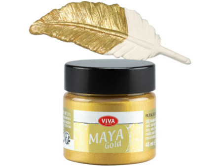 ViVA DECOR Maya Gold, 45 ml, or jaune