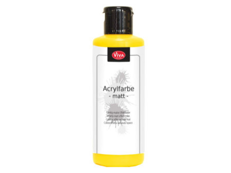 ViVA DECOR Peinture acrylique, 82 ml, jaune