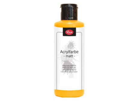 ViVA DECOR Peinture acrylique, 82 ml, jaune orangé
