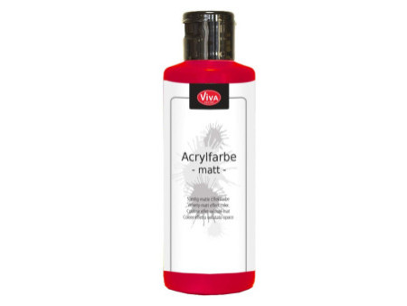 ViVA DECOR Peinture acrylique, 82 ml, rouge carmin