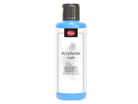 ViVA DECOR Peinture acrylique, 82 ml, bleu moyen