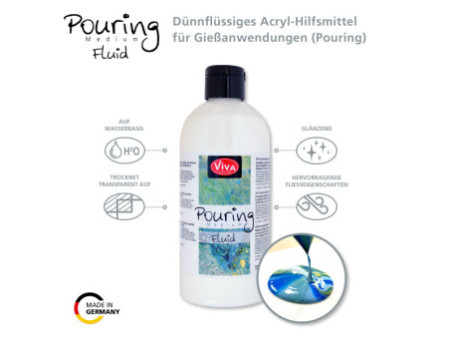 ViVA DECOR Pouring Medium Fluid, 500 ml, transparent