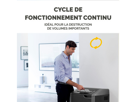 Fellowes Destructeur de docs. Powershred 425Ci, particule