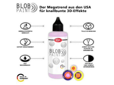 ViVA DECOR Blob Paint, 90 ml, violet
