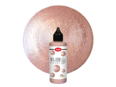 ViVA DECOR Blob Paint, 90 ml, or rose métallisé