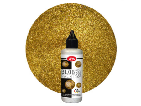 ViVA DECOR Blob Paint, 90 ml, paillettes d'or